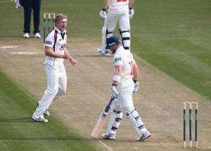 Northampton-born David Willey is leading the way for his home county. 